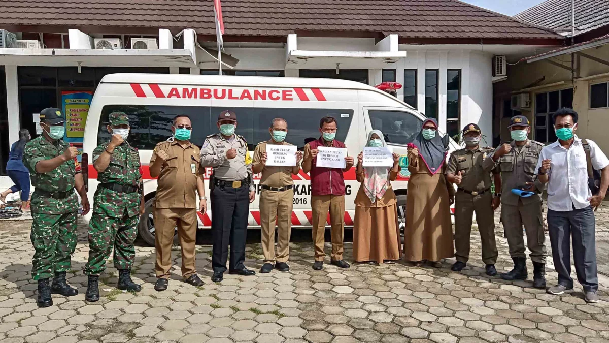 Muspika Keliling Desa Sosialisasi Virus Korona