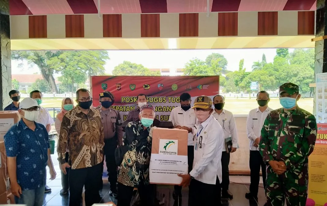 Peduli Korona, PT Suryacipta Salurkan Bantuan APD ke Subang