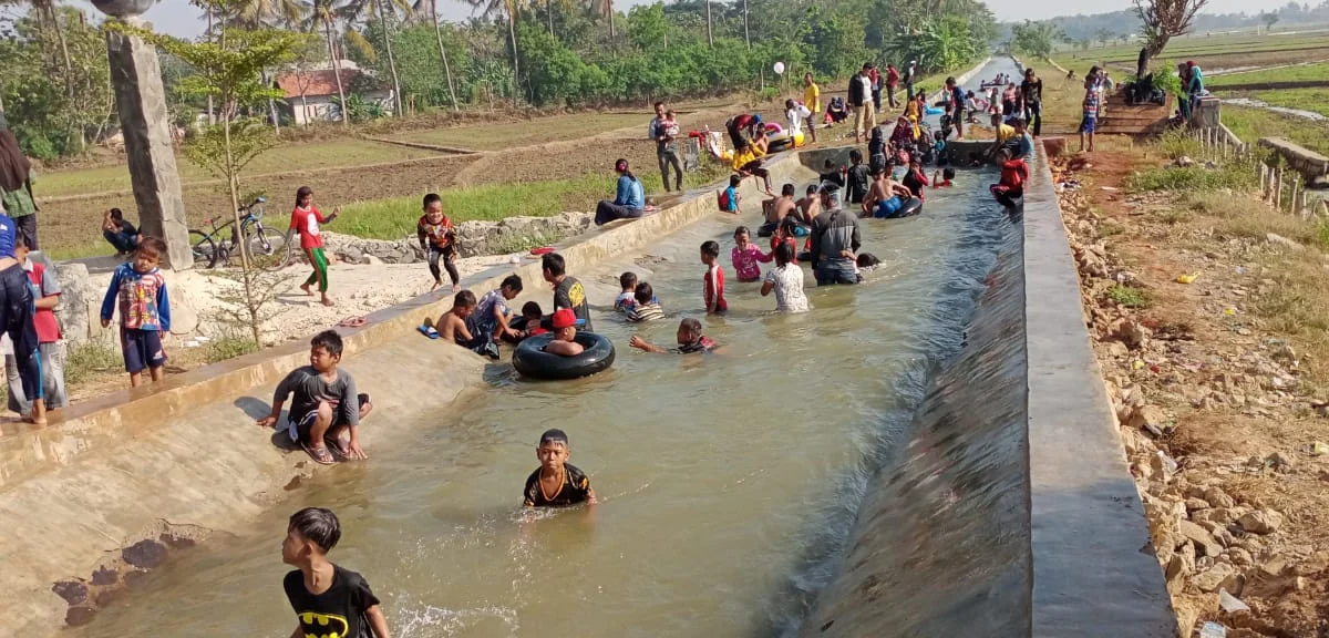 Warga Lebih Kreatif, Irigasi Jadi Destinasi Wisata Air