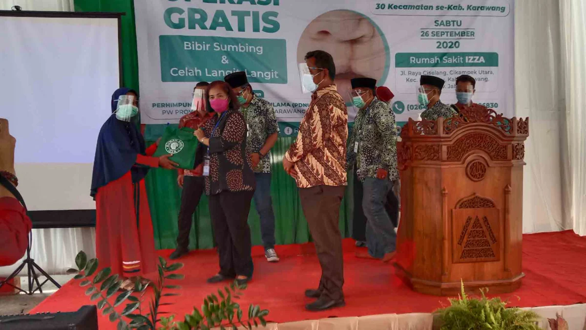 Rumah Sakit Izza dan Perhimpuna Dokter NU Gelar Operasi Bibir Sumbing