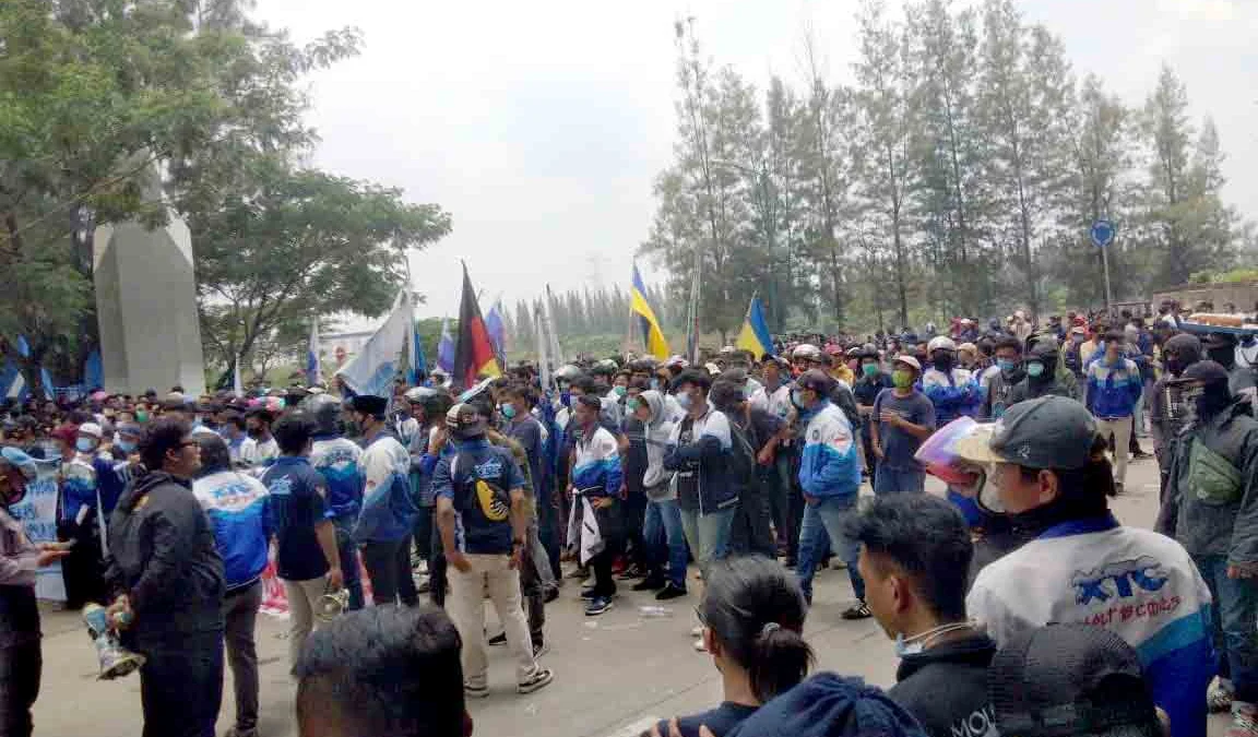 Gabungan Pemuda Suporter Ikut Aksi Tolak UU Citaker