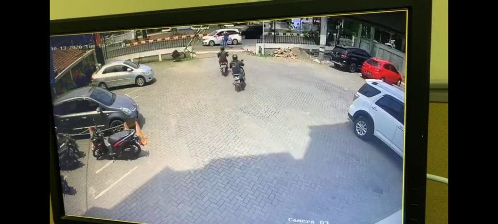 Pelaku Curanmor Gasak Motor Sekuriti Bank