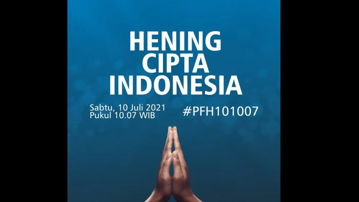 Hening Cipta Indonesia 60 Detik untuk Korban Covid-19