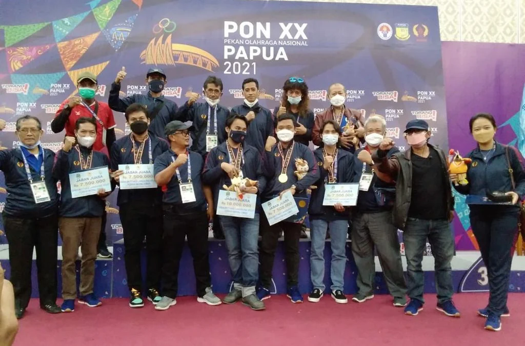 Kontingen Catur Jawa Barat Juara Umum PON XX Papua 2021