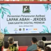 Wapres dan Gubernur Luncurkan Aplikasi Lapak Abah-Ojek Desa