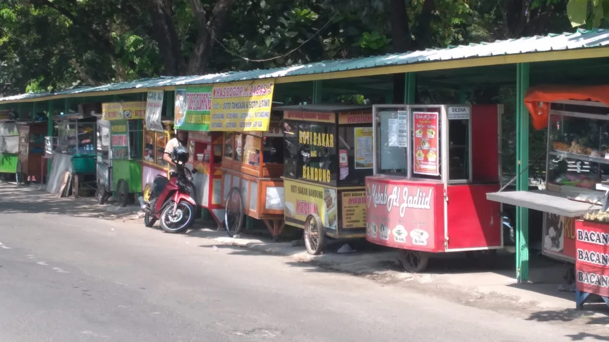 Puluhan Bangli Penuhi Taman Kota