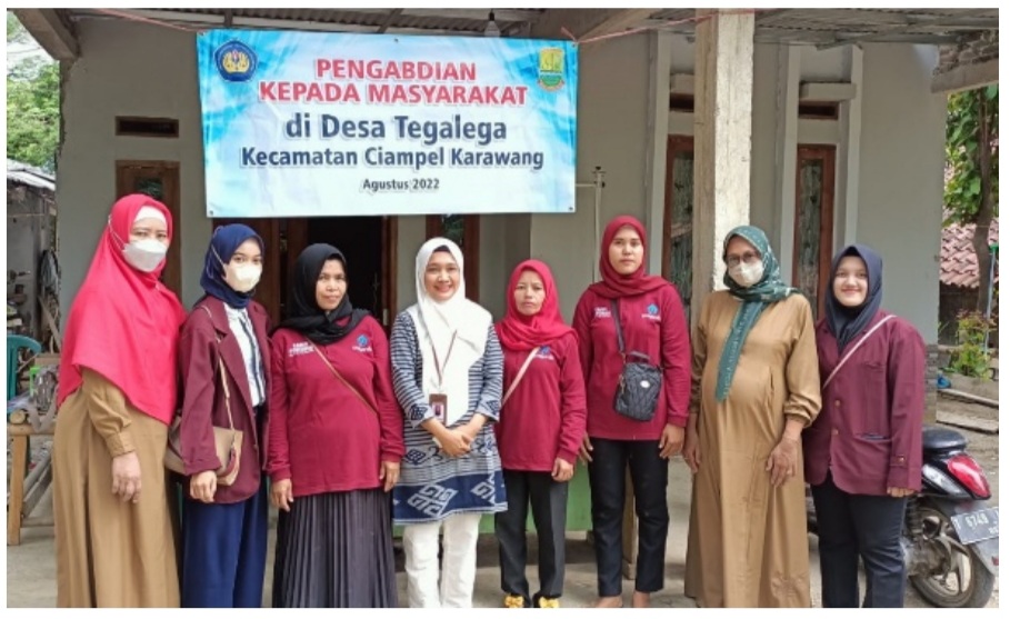 Mahasiswa Unsika KKN di Desa Tegalega