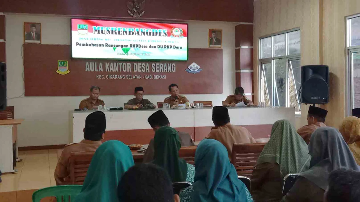 Sejumlah Pembangunan di Desa Serang Tertunda