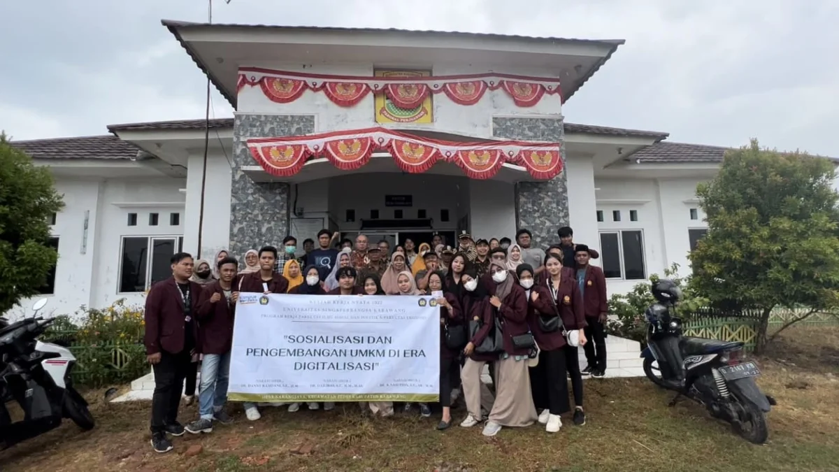 Mahasiswa Unsika Kembangkan UMKM di Desa Miskin Ekstrim