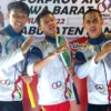 Pelatih Tim Beregu Putra Squash Kabupaten Bekasi Andi Hasanudin Intuksikan Tetap Tenang dan Percaya Diri Jadi Kunci, Tumbangkan Beregu Putra Kota Bekasi Dengan Skor 2-0