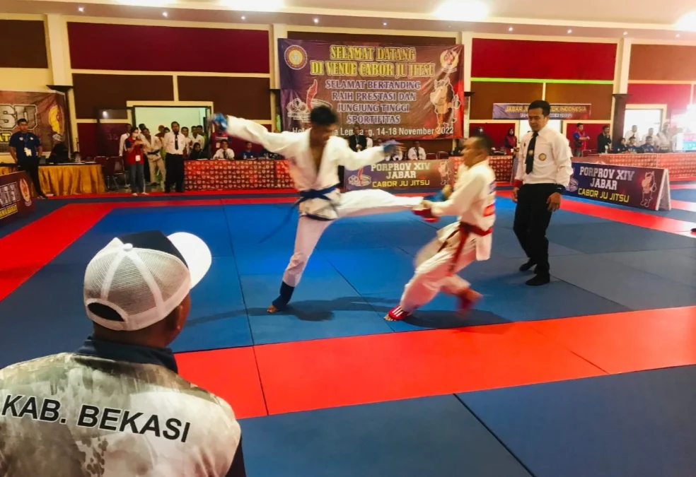 Cabor Jujitsu Sumbang Dua Emas dan Satu Perunggu untuk Kabupaten Bekasi