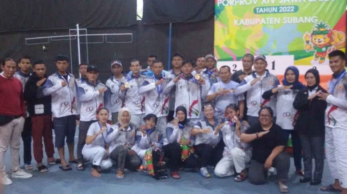 Sukses Tampil Cemerlang, Cabor Kurash Kabupaten Bekasi Berhasil Jadi Juara Umum