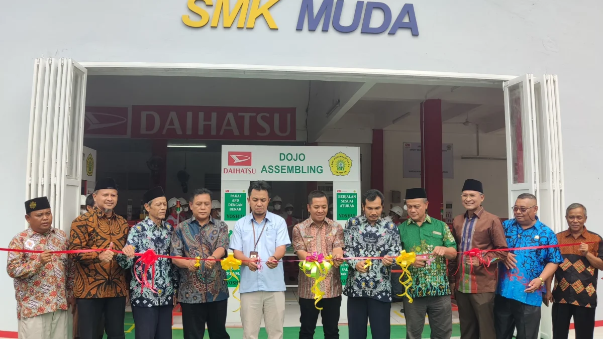 Wabup Resmikan Gedung DTC SMK Muda Cikampek