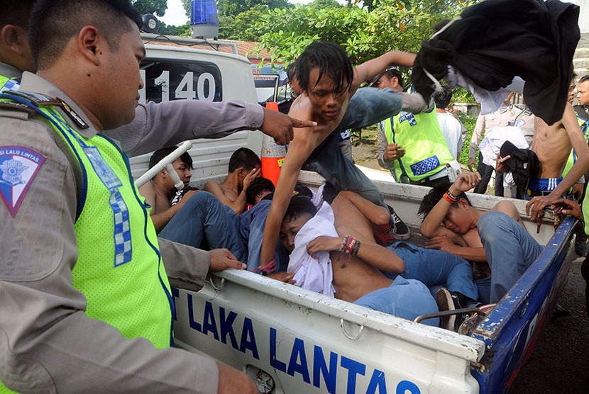 Tawuran Remaja Pecah di Kawasan Industri