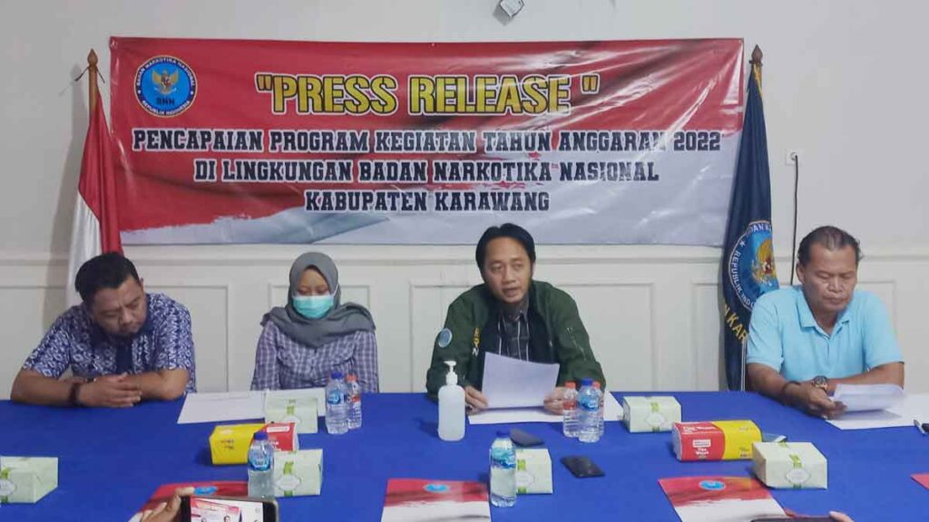 Sepanjang 2022, BNNK Karawang Ungkap 11 Kasus Narkoba