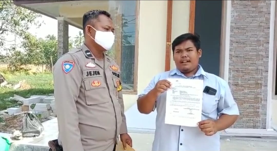 Ciptakan Layanan Prima, Tak Perlu Datang ke Kantor Polsek, Polisi Layani dan Berikan Laporan Kehilangan Langsung ke Rumah Warga