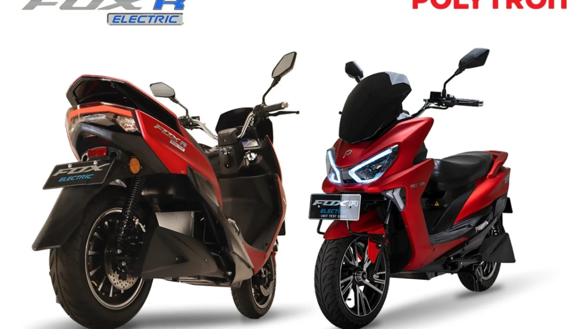 Motor Listrik Fox-R Buatan POLYTRON Garansi Baterainya Seumur Hidup