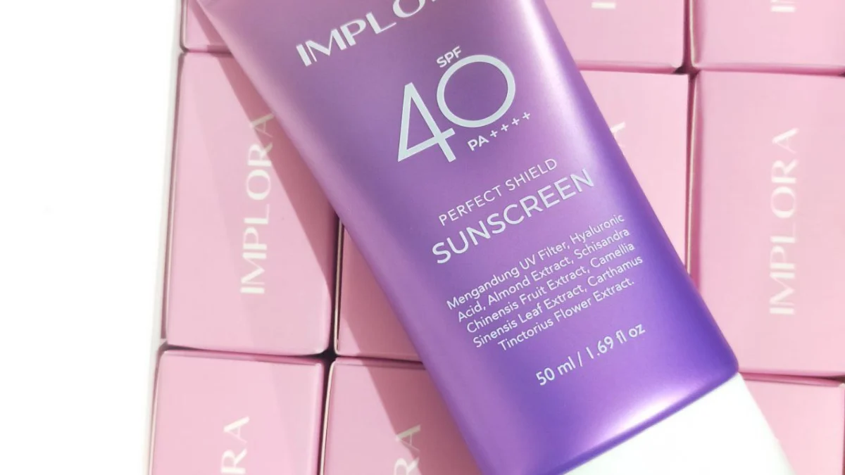 Review Sunscreen Implora Perfect Shield Sunscreen SPF 40 PA++++ : MURAH TANPA WHITE CAST!