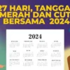 Hari Libur Nasional dan Cuti Bersama: Daftar Lengkap Tanggal Merah 2024