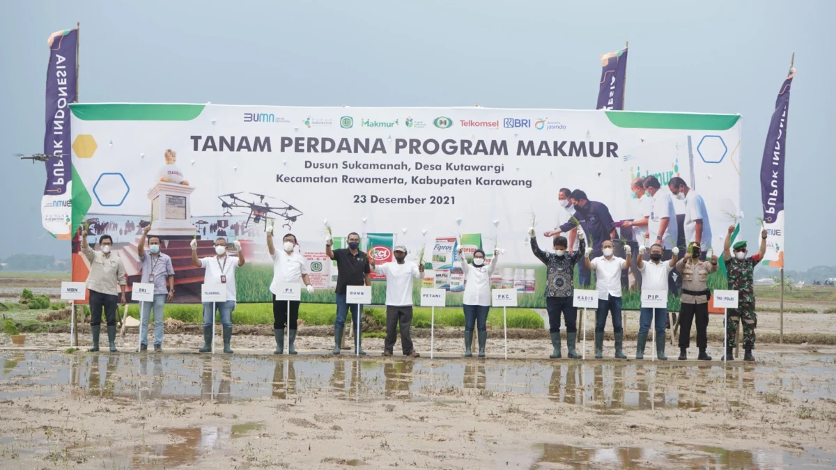 Makmur Pupuk Kujang Jangkau Ribuan Petani di 7 Provinsi