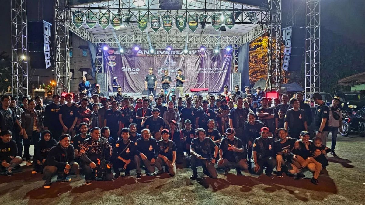 Serunya Ikatan Motor Honda Karawang Rayakan Anniversary ke-14