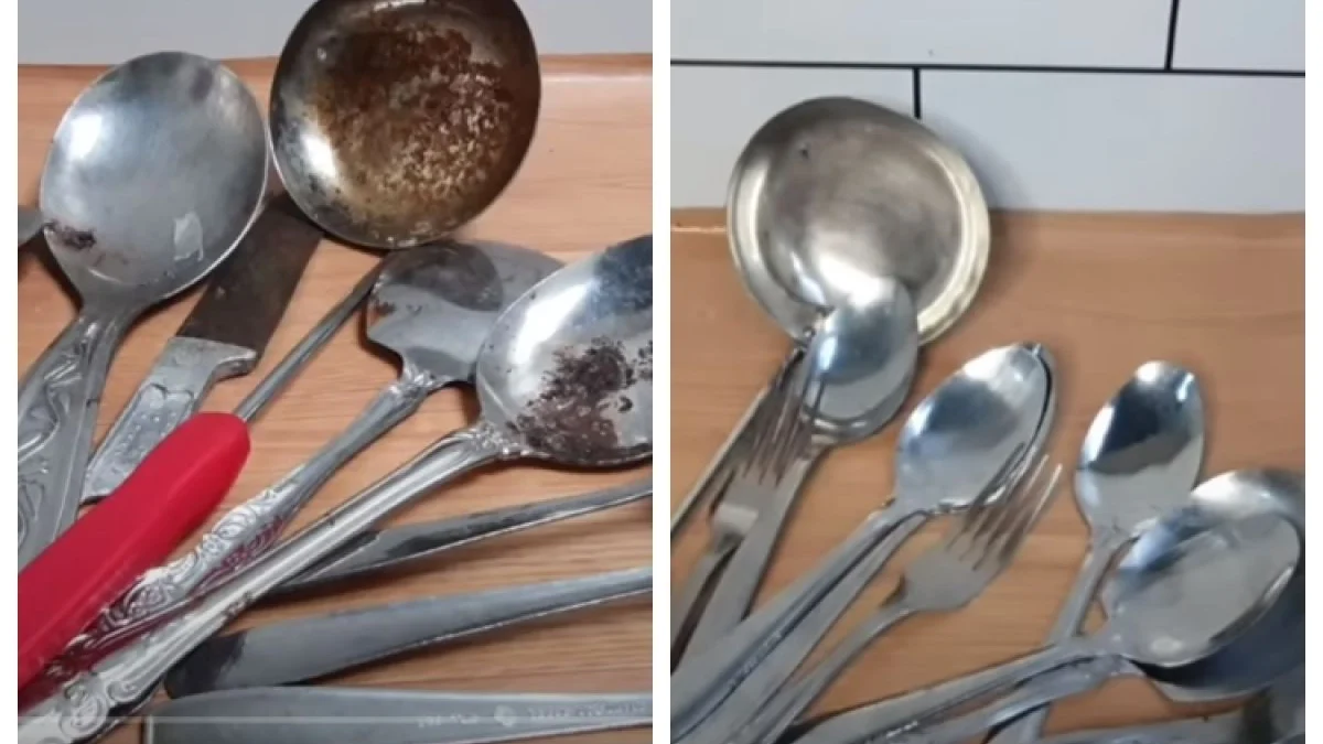 Sendok Garpu Stainless Steel Karat? Cuman Dengan 1 Bahan Dapur Cepet Hilang, Tips Simpan Agar Tidak Karatan