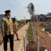 Mumpung Lagi Kemarau, Pemdes Serang Sidak Lokasi Rawan Longsor dan Banjir