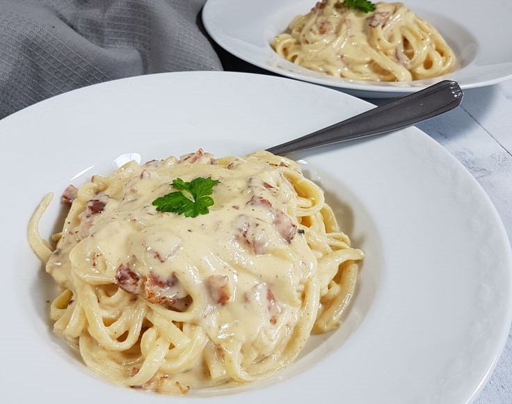 Spaghetti Beef Brisket Carbonara: Resep ala Chef untuk Menciptakan Hidangan Italia yang Menggugah Selera, Cocok untuk Dimasak di Rumah!