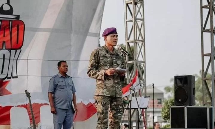 Pemerintah Daerah Kabupaten Karawang menggelar kegiatan Kirab Napak Tilas di Tugu Kebulatan Tekad Rengasdengklok dalam rangka memperingati Hari Kemerdekaan RI ke 78.