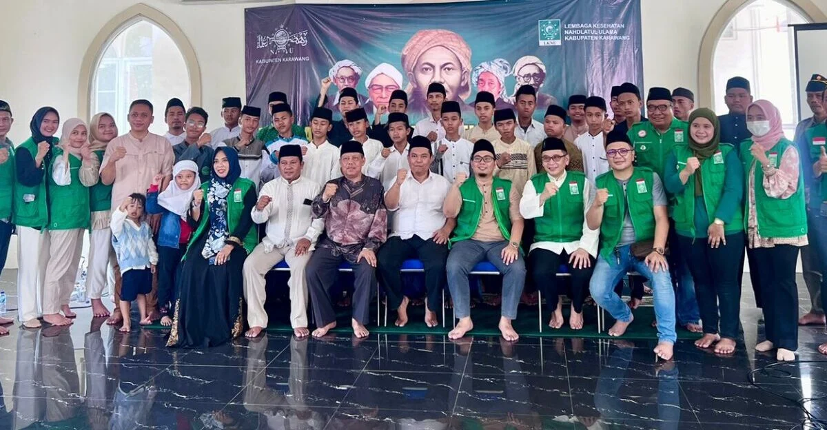 ANTI GAWAT, Puluhan Santri Karawang Dilatih Kegawatdaruratan 