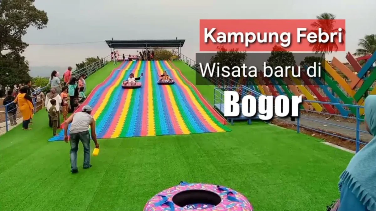 Mengenal Kampung Febri, Destinasi Wisata dengan Rainbow Slide Pertama di Bogor. Yuk Ajak Si Kecil Main Disana, Dijamin Senang!