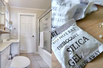 Jangan Langsung Buang! Silica Gel yang Biasa Ada di Kotak Sepatu Ternyata Bisa Bikin Kamar Mandi Jadi Seperti Hotel Bintang Lima