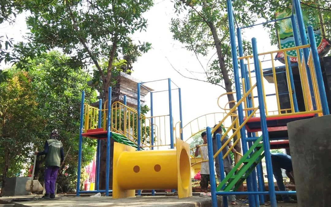 Taman I Love Karawang Cocok untuk Hiburan Keluarga, Ada Fasilitas Bermain Anak yang Seru dan Asik