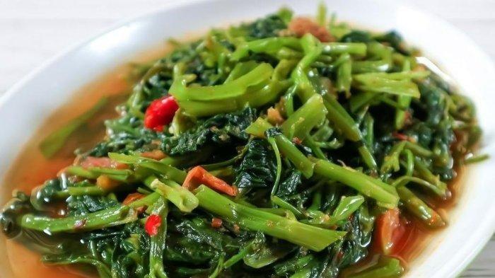 Resep Membuat Kangkung Asam Pedas