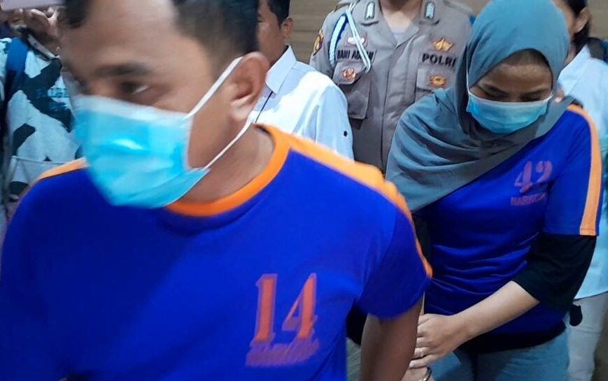 Sepasang kekasih pengedar sabu diringkus di Telukjambe