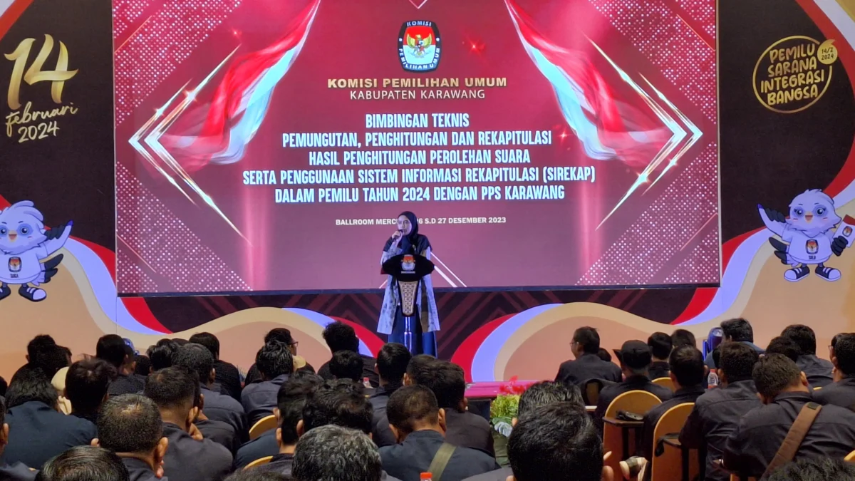 KPU Karawang Gelar Bimtek Tungsura dan Sirekap Pemilu 2024