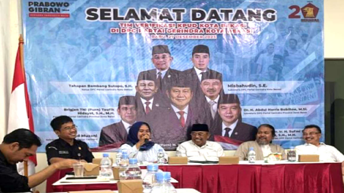 50 Caleg DPRD Kota Bekasi dari Partai Gerindra Terancam Gugur