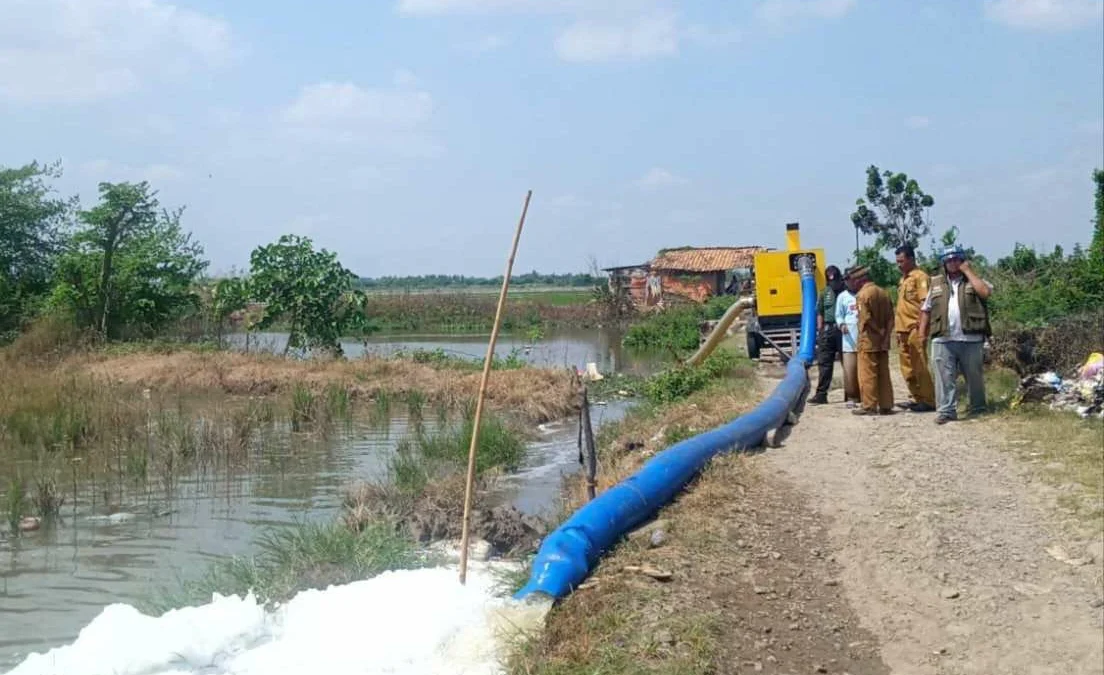 SDABMBK Cepar Tanggap Respon Kekeringan Lahan Pertanian di Karangbahagia