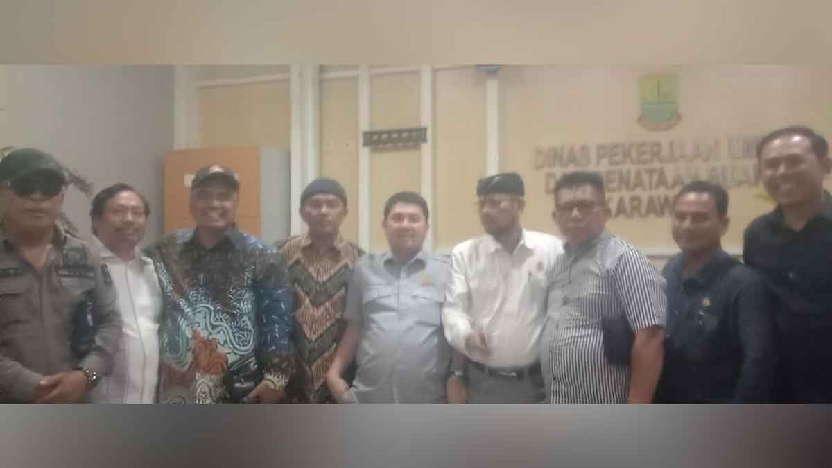 Komisi III DPRD Karawang melakukan Kunjungan Kerja (Kunker) ke Dinas PUPR Karawang, kunjungan ini terkait rencana perubahan tata ruang pada Kecamatan Karawang Barat, Klari, Ciampel dan Cikampek.