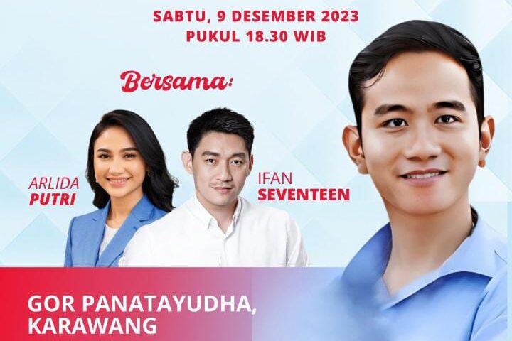 Malam Ini Gibran Konser di GOR Panatayudha Karawang