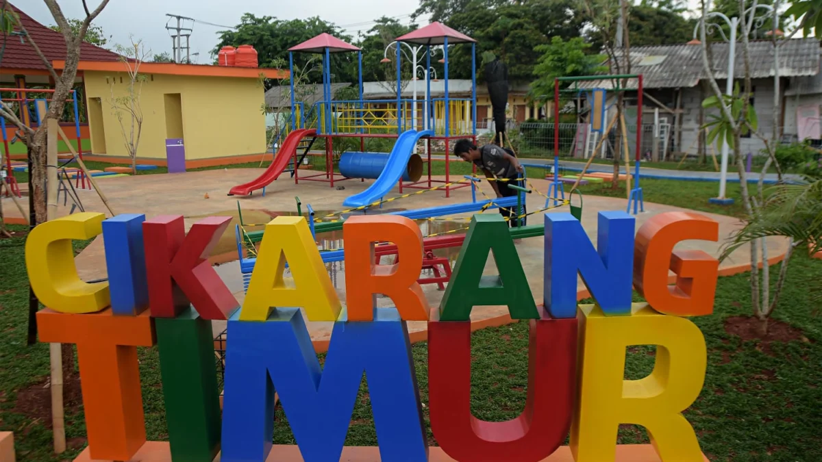 Ruang Publik Terpadu Ramah Anak di Desa Jatireja Cikarang Timur