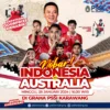 Nobar Timnas bareng Bupati, Babak 16 Besar Piala Asia di Graha PSSI Karawang Penuh Doorprize 