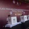 Hadiri Simulasi, Pj Bupati Bekasi, Dani Ramdan Minta Penyelenggara Tertib Aturan