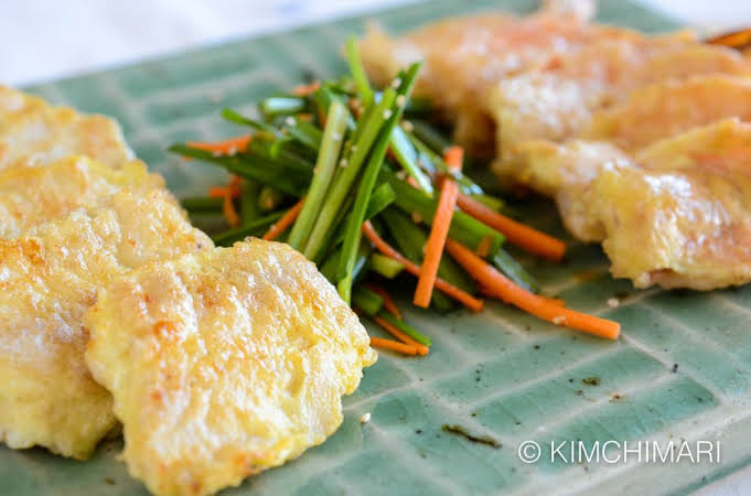 Resep Membuat Olahan Saengseon Jeon (source by kimchimari?