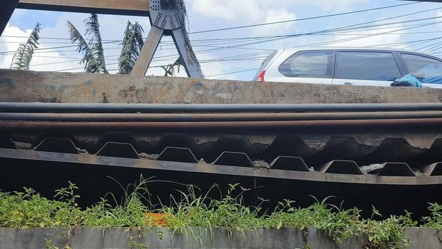 Saat Jembatan Cipendawa Amblas Gegara Bautnya Hilang Dicuri,  Hampir Roboh Jika Dilewati Kendaraan Besar