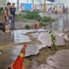 Jalan Penghubung Antar 2 Desa di Bojongmangu Ambles