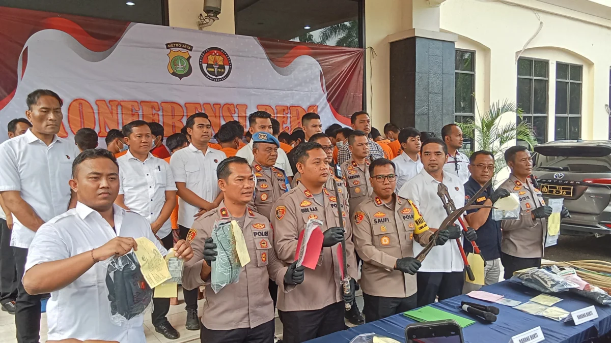 Sepanjang Januari 2024, Polres Bekasi Ringkus 27 Pelaku Curanmor dan Begal