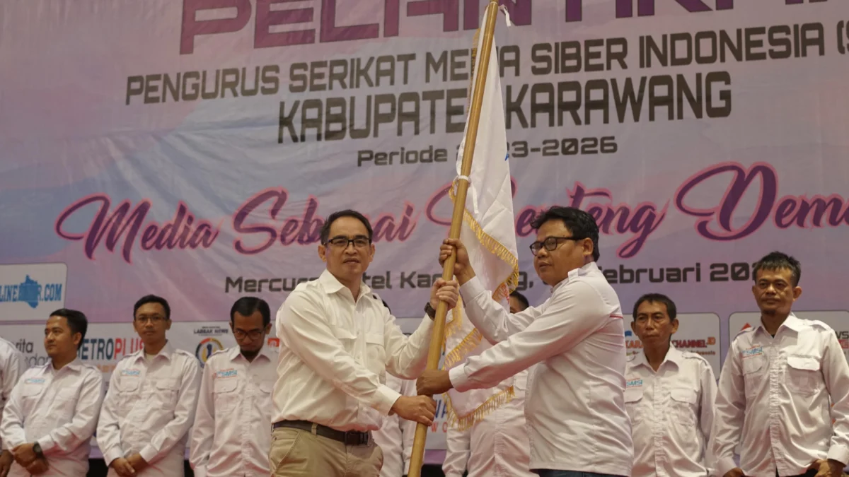 Suhlan Pribadi Resmi Jabat Ketua SMSI Karawang, Bawa Misi Media Siber Sehat dan Profesional