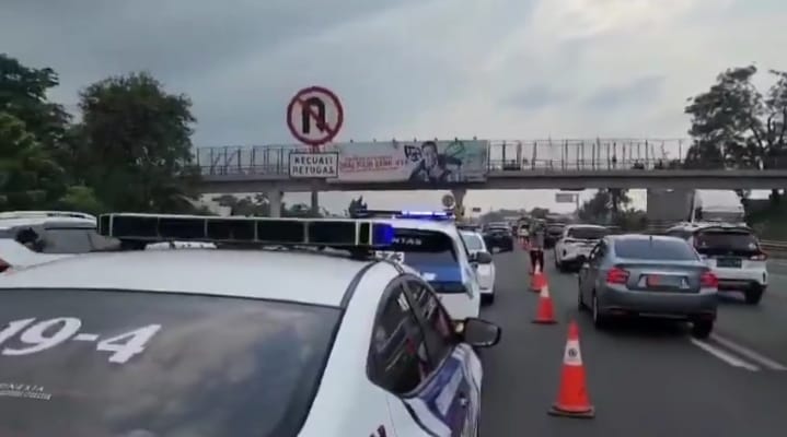 Pasca Libur Panjang Pagi Ini Situasi Arus Lalin di Tol Japek Terpantau Lancar