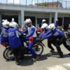 Sesi praktek pelatihan Safety Riding